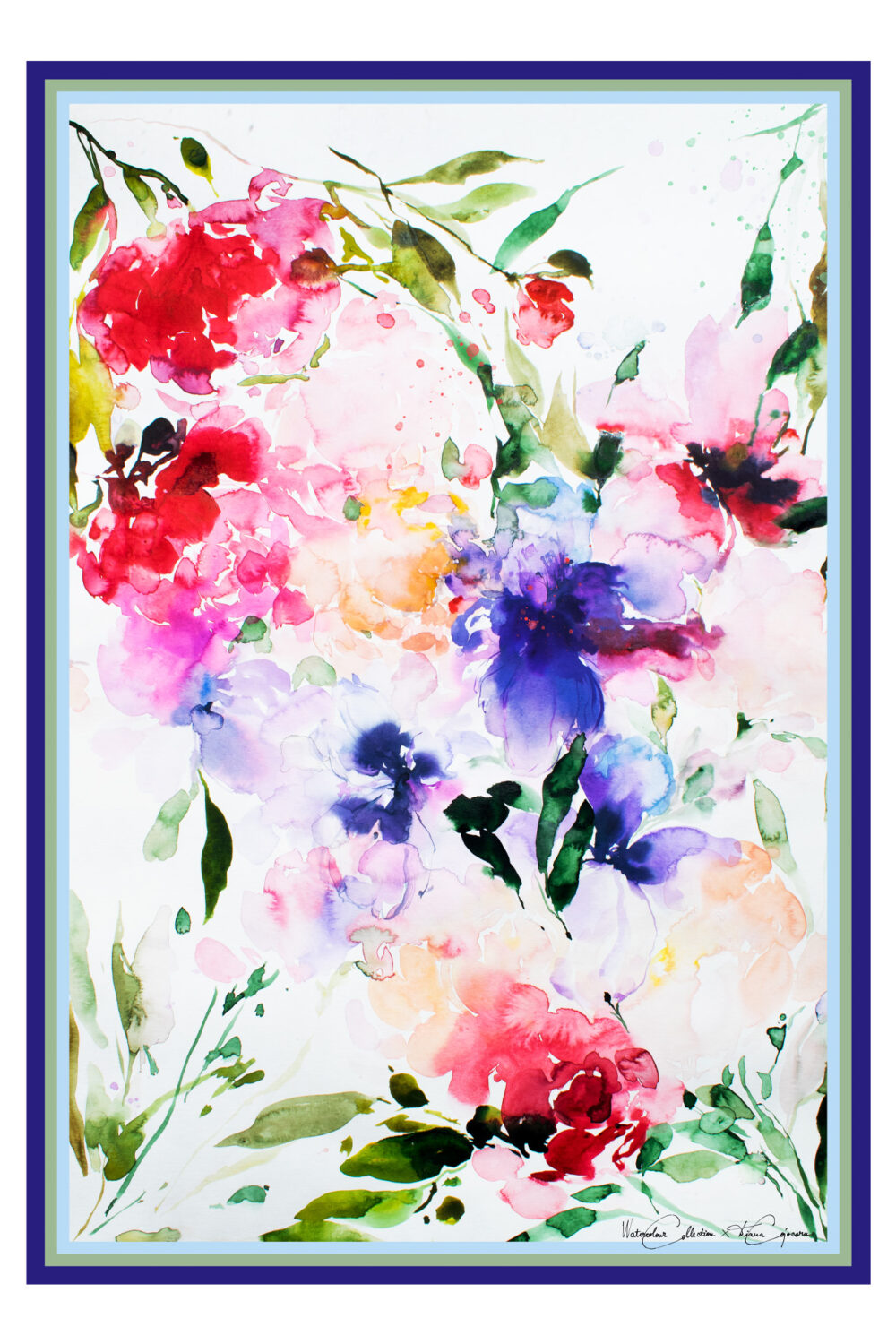 Königliche Schwertlilien Kleines Halstuch - dianacojocaru.de