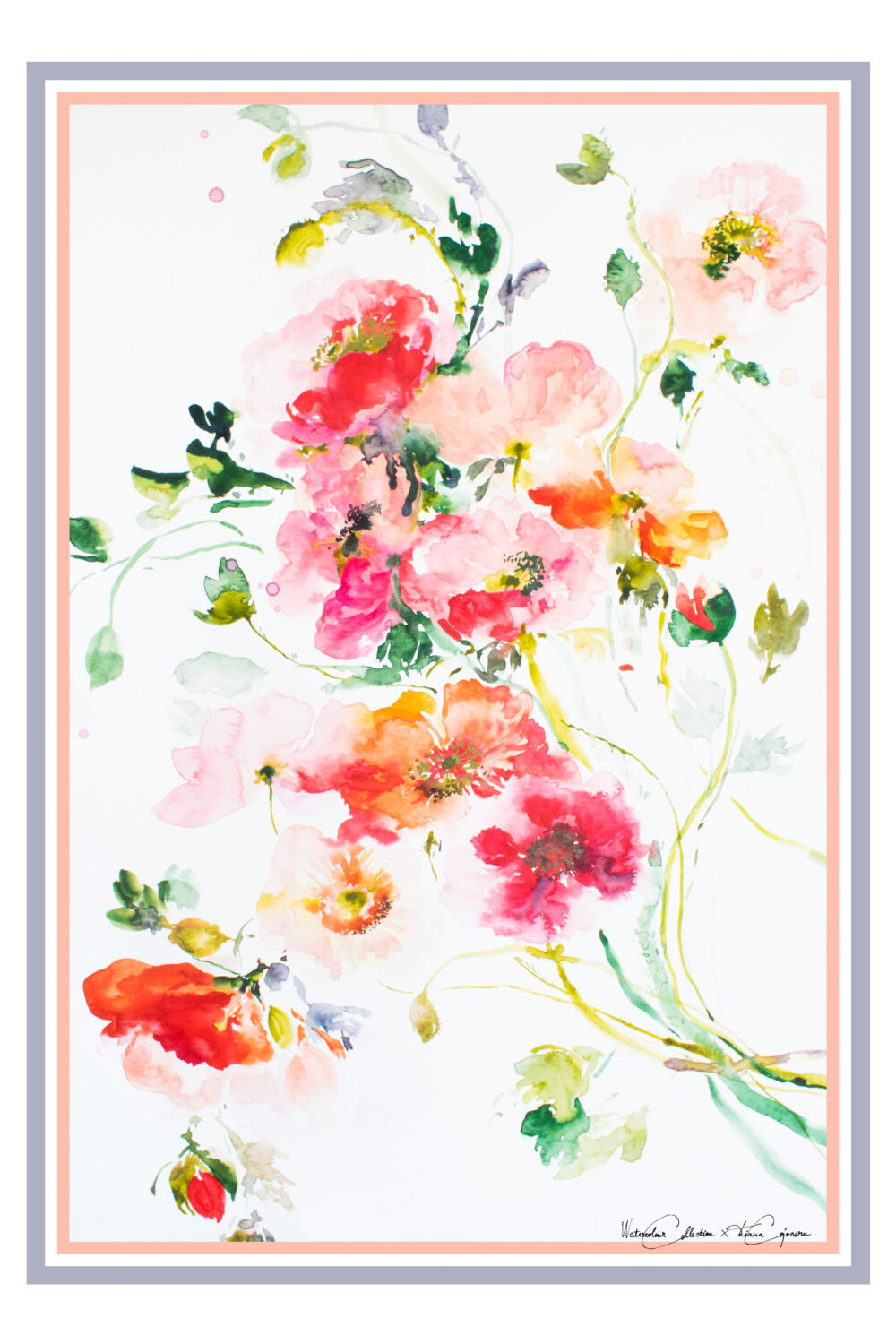 Mohnblumenfeld Kleines Halstuch - dianacojocaru.de