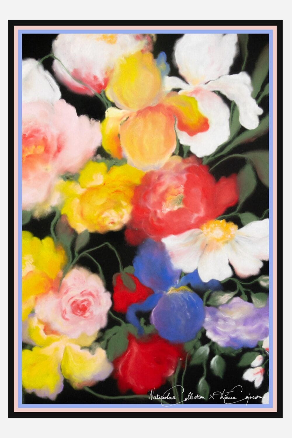 Prestige Pastellfarbener Schal 70 x 100 - dianacojocaru.de