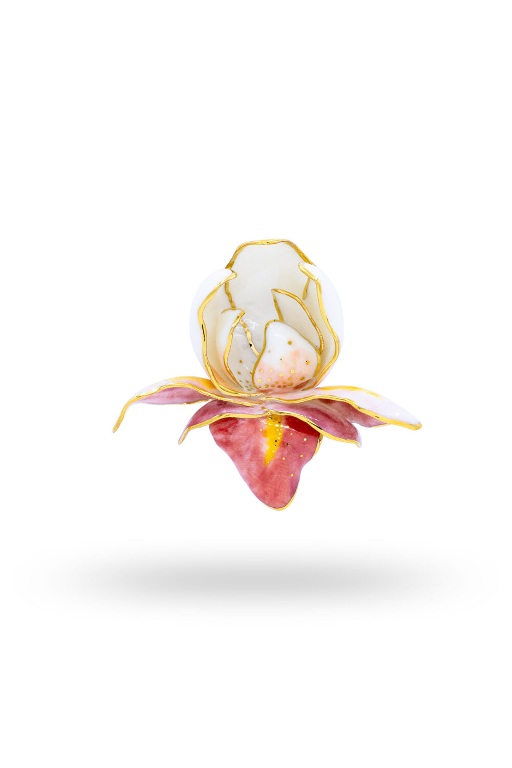 Errötende Iris Brosche - dianacojocaru.de