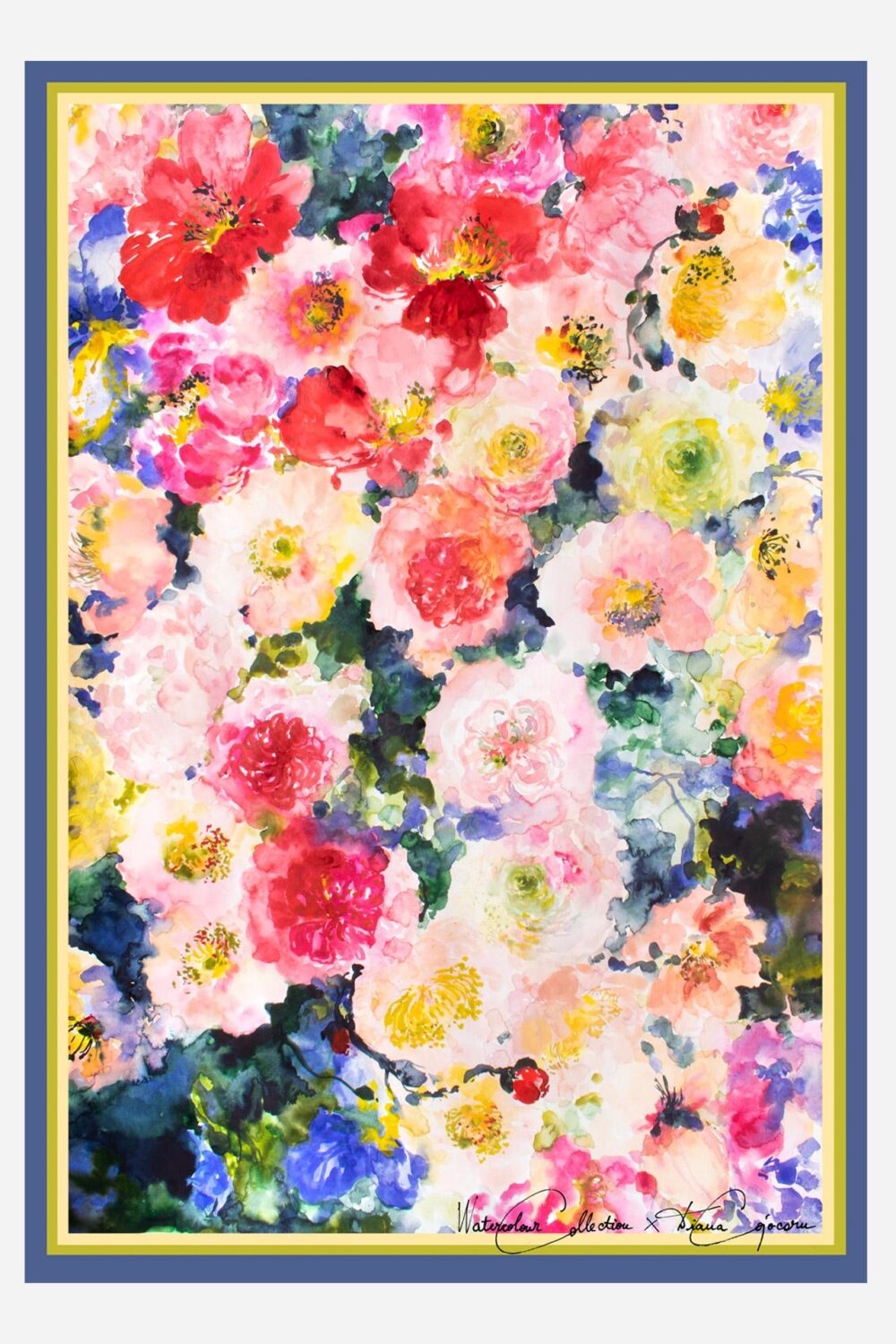 Blume Liebkosung 100 x 70 cm - dianacojocaru.de