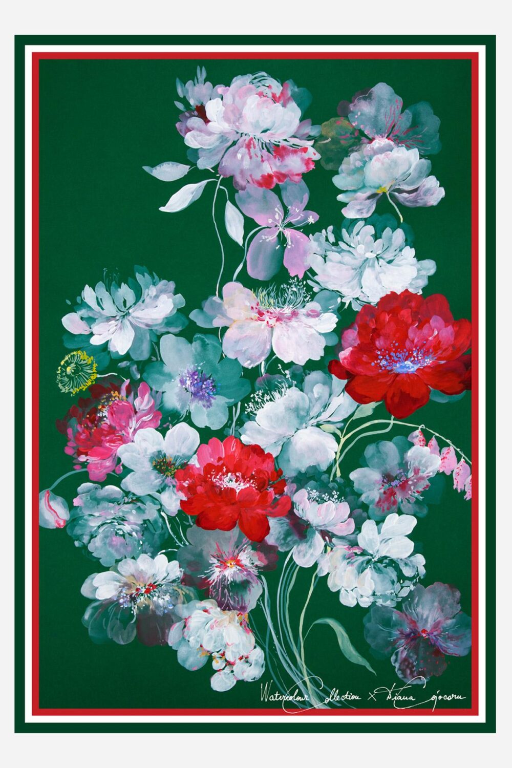 Greenery Großes Halstuch - dianacojocaru.de