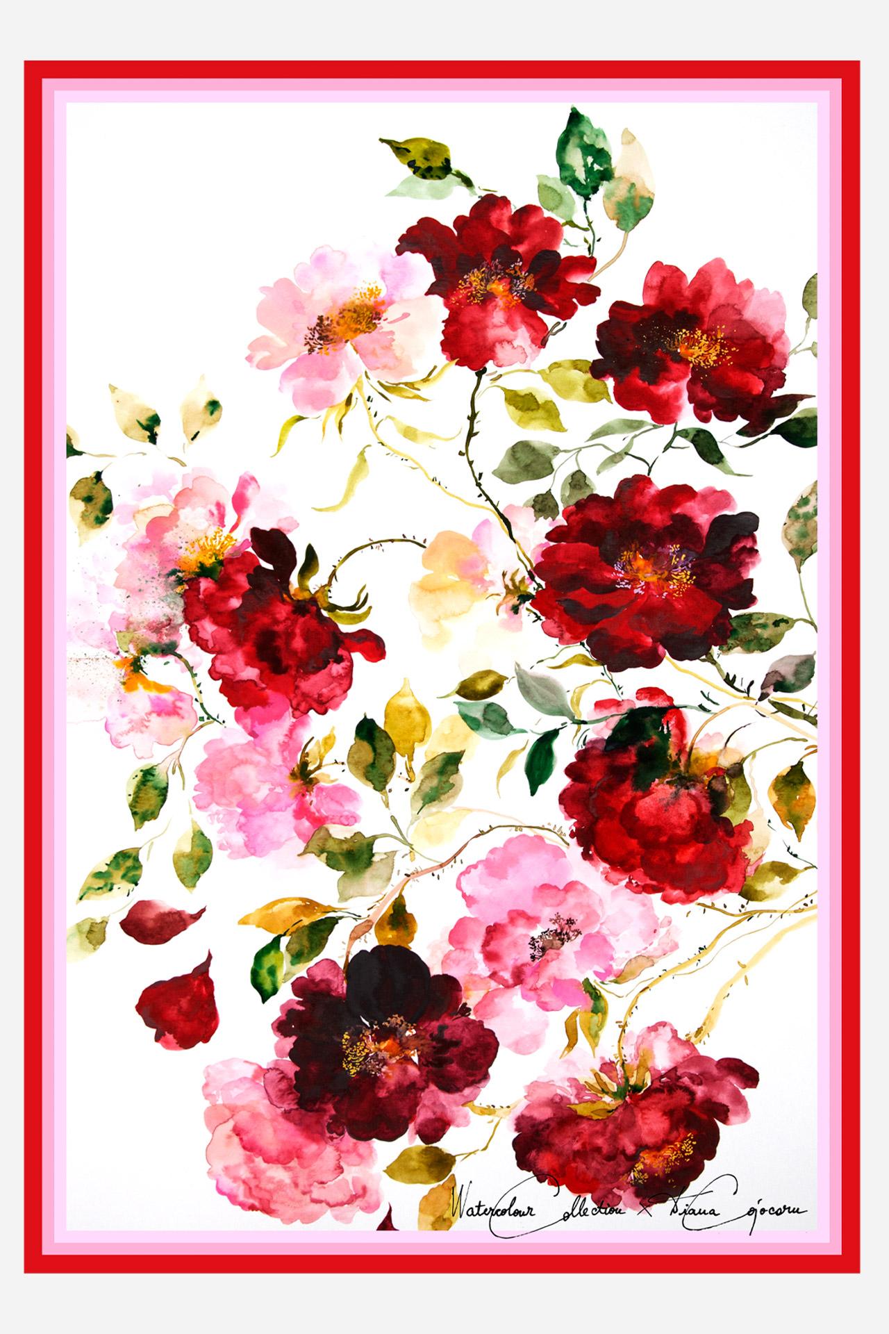 Rose Garden Großer Schal - dianacojocaru.de